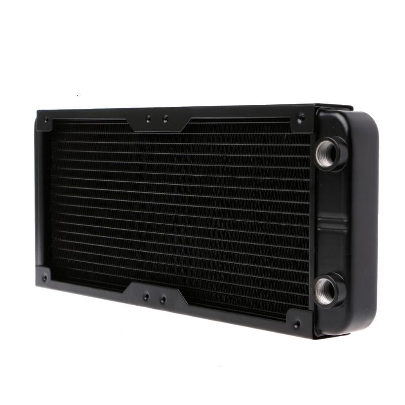 240mm Computer Radiator Water Cooler for 2 120mm CPU Fans Cooling Heatsink DIY Exchange