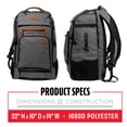 thumbnail image 2 of Bolsa de béisbol Franklin Sports MLB Traveler Elite Compact, 2 of 9