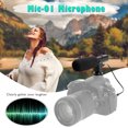 thumbnail image 3 of Micrófonos Mic-01 Micrófono de cámara profesional externo estéreo para Nikon Z6 D7200 D5600 FLhrweasw El nuevo, 3 of 9