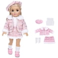 thumbnail image 2 of KUFptva Fashionable 18 Inch Doll Apparels Set Includes Cotton Elegant Dress and Stylish Coat for Home Accessory Daily Use, 2 of 7