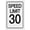 Warning Sign 4, variant on Speed Limit 30 Sign 8"x12", Rustic Metal Tin Sign Home Outdoor Art Wall Decoration for Cafe Bar Kitchen, Indoor Outdoor Use for Road Driveway