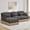 khaki-4, variant on The Iron Hearth Loveseat Sofa Set, for Living Room, Curved Backrest, Comfortable Design, Supportive Double-Layer Cushion, Fabric