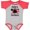 Heather and Red, variant on Inktastic Valentine's Day Papa's Lovebug Boys or Girls Baby Bodysuit