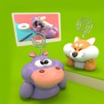 thumbnail image 4 of Hooks For Hanging,3D Cute Cartoon Animals Card Photo Holder Table Number Memo Note Stands Holder, 4 of 5
