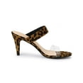 thumbnail image 3 of BLISSFUL STEP Women's Clear Strap High Heels Slides Sandals, 3 of 7