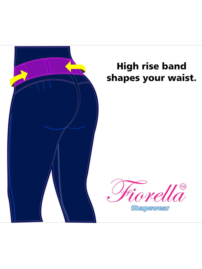 Fiorella Colombian Jeans with a High Waist Band Smooth Comfort Beautif –
