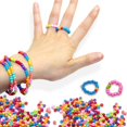 thumbnail image 4 of Non-Fading Glass Rice Beads 15 Colors Paint With Accessories Handmade With Wire Box Decoration Accessories, 4 of 5