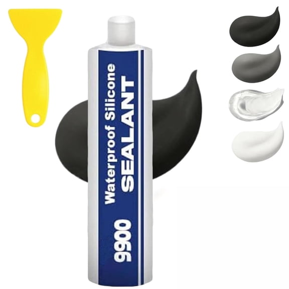 All Purpose Super-Bonding Structural Sealant, High Strength Silicone and Waterproof Adhesive 9900, 300g UV Resistant Construction Sealant for Driveway Marine Roof Bathroom Tile