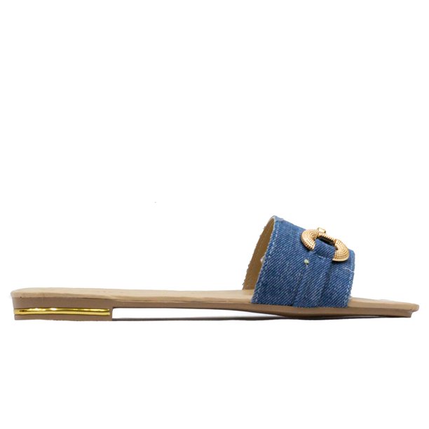 Sandalia Para Mujer Zmexico 1304 azul 24
