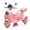 Pink, variant on Ambifirner 12V Gift Electric Motorcycle 2-Seater w/Bluetooth, LED Lights & Parent Seat - 3-Wheel Ride-On Toy with Storage Box, Slow Start