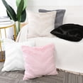 thumbnail image 7 of PiccoCasa Set of  2 Faux Fur Decorative Throw Pillow Covers Soft, 20 x 20 Inch White, 7 of 7