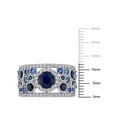 thumbnail image 2 of Everly Women's Sapphire 14k White Gold Ring, 2 of 7
