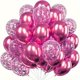 thumbnail image 5 of 20 globos de confeti metálicos de látex para fiestas, cumpleaños, bodas, aniversarios, San Valentín, etc., 5 of 5