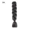 thumbnail image 2 of Trayknick Solid Color Synthetic Hair Extensions African Braids Crochet Braiding Ponytail 38*, 2 of 13