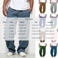 thumbnail image 4 of Mens Pants Sweatpants With Pockets Casual Comfy Solid Color Loose Athletic Pants Elastic Waist Drawstring Pants, 4 of 8
