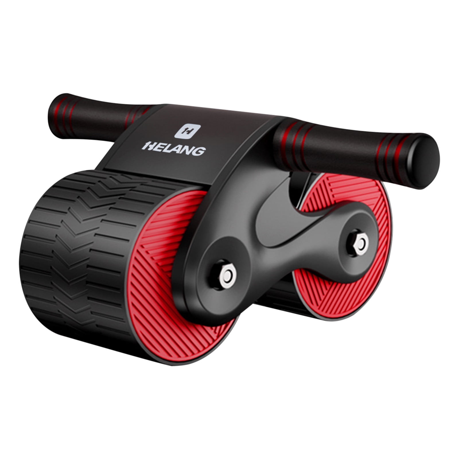 LifeTech Kit de roue abdominale avec barre de poussée, roue de pompes pour entraînement des abdominaux, rouleau d'exercice abdominal, équipement de gym à domicile, entraînement de force de base (une