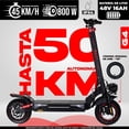 thumbnail image 2 of Scooter Eléctrico G4 Bikeon 800W 48V 16Ah 45 km/h Autonomía 50 km  Llantas 10” Aire Frenos de Disco Del/tras  Suspensión Completa Direccionales, 2 of 12