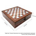 thumbnail image 3 of Generic Portable Wooden 4-in-1 Game Set: Chess, Cards, Dice, Dominoes in Compact Black Box – Ideal for Brain Development & Family Fun, 3 of 6