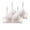 White, variant on oqasdz Women Bras Fashionable Lace Gathering Bra Adjustable Pair Of Thin Cup Underwear Bra