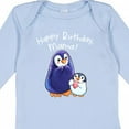 thumbnail image 4 of Inktastic Happy Birthday, Mama- Cute Penguins Boys or Girls Long Sleeve Baby Bodysuit, 4 of 5