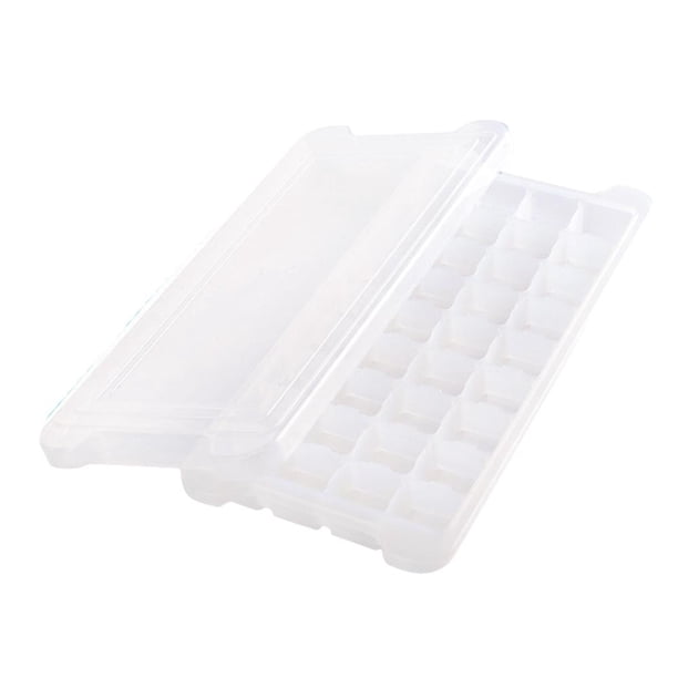 CAIROYAR Bandeja de hielo de silicona con 24/36 compartimentos para hacer hielo, máquina para hacer hielo sin fugas