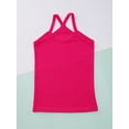 thumbnail image 4 of Xnihocha Kids Girls Dance Tank Tops Spaghetti Strap Camis Racerback Gymnastic Yoga Top Shirts Hot Pink 150, 4 of 6
