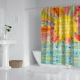 thumbnail image 3 of Vintage Rustic Tribal Shower Curtain 72x84 Inches Quick-Dry Polyester Curtain with Plastic Hooks Ethnic Artistic Boho Style, 3 of 5