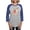 Heather/Blue, variant on CafePress - EASTER ALPACHA Long Sleeve T Shirt - Womens Baseball Tee