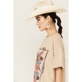 thumbnail image 3 of Girl Dangerous Women's Sun Queen T-Shirt Mini Dress Natural L XL  US, 3 of 4