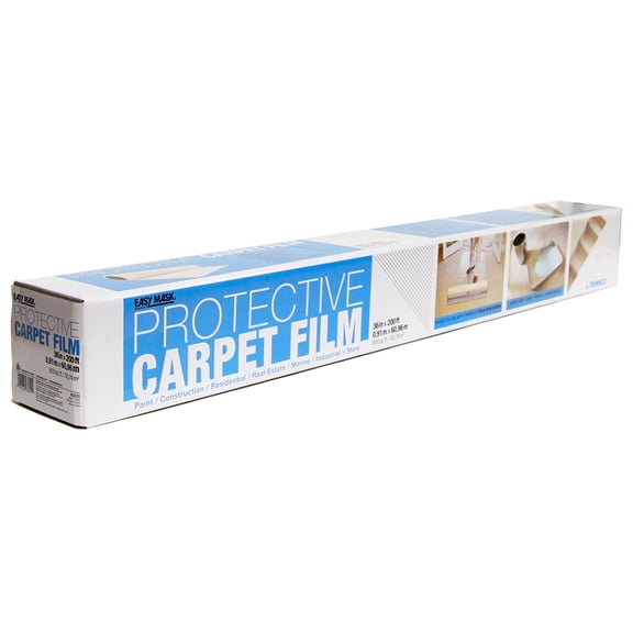 Easy Mask Protective Carpet Film 2 mil X 36 in. W X 200 ft. L Paper Clear 1 pk