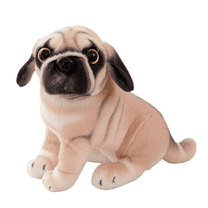 Lifelike Dog Stuffed Animal Plush -6.7 '' Fluffy Mini Stuffed Puppy Plush Toy