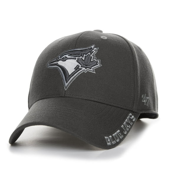 '47 Men's Toronto Blue Jays Defrost MVP Adjustable Hat - Charcoal - One Size