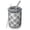 Black White Plaid, variant on 12oz Coffee Tumblers Green and White Checkerboard Pattern Stainless Steel Vacuum Insulated Travel Tumbler Coffee Cups Mug with Lid and Straw with Cleaning Brush for Cold & Hot Drinks