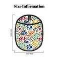 thumbnail image 3 of Pofeuu Cartoon Flowers Print Silicone Pot Mat Mitten With Hanging Loop Heat Resistant Oven Mitts Non-Slip Bbq Baking Smoking Potholders, 3 of 7