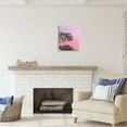 thumbnail image 2 of Stupell Industries Pink & Purple Sunset Palm Leaves Coastal Painting Gallery Wrapped Canvas Print Wall Art, 2 of 5