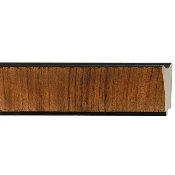 Picture Frame Moulding (Wood) 100Ft Bundle - Contemporary Honey Pecan Finish - 3" Width - 1/2"