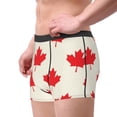 thumbnail image 2 of Balery Happy Canada Day Calzoncillos bóxer para hombre, ropa interior de algodón suave y transpirable con cinturilla de nailon-XX-Large, 2 of 5