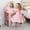 Pink, variant on Juiluna Kids Vanity with Lighted Mirror & Stool, Little Girls Vanity with Adjustable LED Light, Bookshelf, Storage Drawer & Shelves for Girls 3-9, White/Pink/Purple