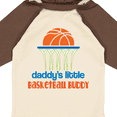thumbnail image 4 of Inktastic Daddys Little Basketball Buddy Boys Long Sleeve Baby Bodysuit, 4 of 5