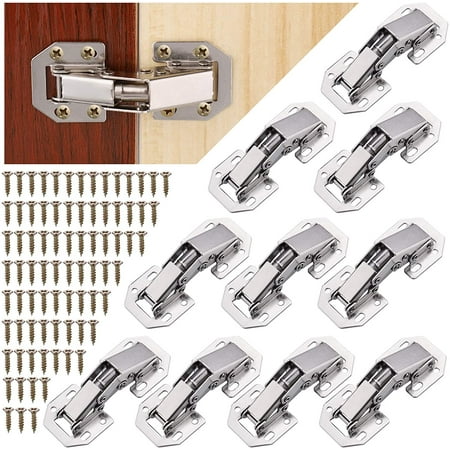 10pcs Cabinet Hinges With Hinge S Soft Close For Kitchen Cupboard Doors 90 Degree Wardrobe Door Bathroom Canada 10pcs Cabinet Hinges With Hinge S, Hinges For Armoire Door