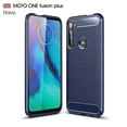 thumbnail image 1 of For Cover Motorola Moto One Fusion Plus Case For Moto One Fusion Plus Coque Armor Silicone Case For Moto One Fusion Plus Fundas Blue For Moto G8 Power, 1 of 6
