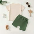 thumbnail image 4 of Gerichy Toddler Kids Baby Boy Summer Outfits Boys Short Sleeved Two piece Set With Truck Letter Printing Baby Boys Clothes Baby Outfits Shirts Sets Toddler Baby Boys Summer 2PCS Clothes Set, 4 of 6