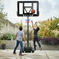 thumbnail image 4 of Costway Portable Basketball Hoop Stand Adjustable Height W/Shatterproof Backboard Wheels, 4 of 10