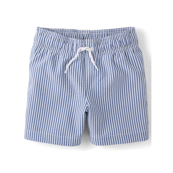 The Children's Place Boys Striped Seersucker Swim Trunks, Sizes XS-XXL