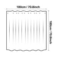 thumbnail image 3 of Fabric Shower Curtain Set Stylish Printed Waterproof Bathroom Decor with 12 Hook, 3 of 18
