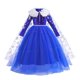 thumbnail image 1 of Disney Girls Frozen Elsa Princess Dresses Kids Cosplay Snow Queen Carnival Party Mesh Clothing Children Birthday Outfit CostumeTag 140cm (7T-8T) Gao Jinjia LED, 1 of 2