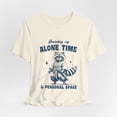 thumbnail image 4 of Unisex Guarding My Time Alone Samuari Raccoon Lover Cotton Shirt, 4 of 12
