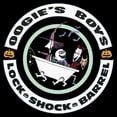 thumbnail image 2 of Men's The Nightmare Before Christmas Oogie's Boys Lock Shock Barrel Graphic Tee Black Small, 2 of 5