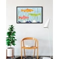 thumbnail image 2 of BUY ART FOR LESS Officially Licensed Coastal VIbes I 24 x 36 Inch Framed Art Poster - Sturdy Engineered Wood Frame with Plexi Glass, 2 of 4
