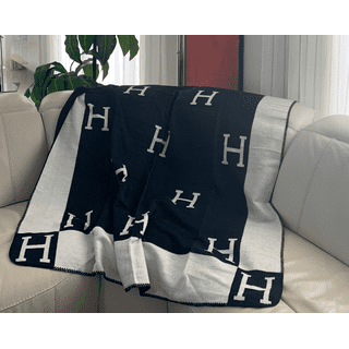 Cashmere Monogram H Home Decor Blankets & Throw Blankets Gifts Decor  Blanket